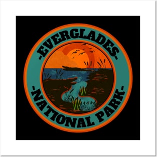 Retro Everglades National Park Posters and Art